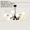 Axyaa Luxe Glass LED Chandelier for Modern Nordic Interior Décor