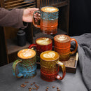 Axyaa 500ml Oil Barrel Ceramic Glaze Coffee Mug - Novelty Gift