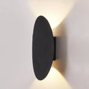 Axyaa Oval 6W LED Wall Lights, Aluminum Surface Mounted for Indoor & Outdoor, IP65 Waterproof