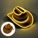 Axyaa Light Up Pet Cowboy Hat: Fun, Luminous Dog/Cat Accessory for Walks, Photos & Gifts