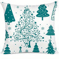 Christmas Deer Snowman Tree Pillow Covers - Axyaa Brand