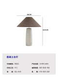 Axyaa Wabi-sabi Marble Table Lamp LED E27 Retro White/Gray Desk Light