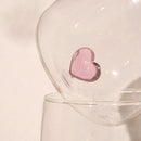 Axyaa Heart Inside Tumbler Mug, Lovely Glassware, Gift for Her