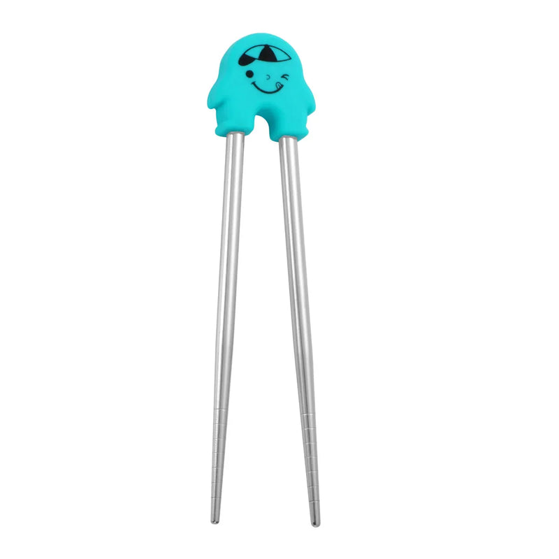 Axyaa Kids' Cartoon Dining Chopsticks Set for Beginners with Removable Feature