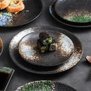 Axyaa 6" & 8" Ceramic Dinner Plate Set for Home and Restaurant Use