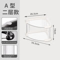 Axyaa 3-Tier Acrylic Makeup & Perfume Organizer for Vanity and Kitchen