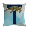 Axyaa Animal Print Linen Pillowcase Set