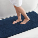 Axyaa Shaggy Soft Bath Rug Mat - Absorbent, Non Slip, Machine Washable