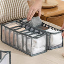 Axyaa Wardrobe Organizer Box Set for Clothes, Bras, Underwear, Socks - Breathable Mesh Bags