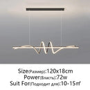 Axyaa Long Ceiling Chandelier for Dining Living Room Pendant Lamp
