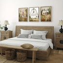 Rustic Barn Farmhouse Wall Art Poster Set by Axyaa for Modern Home Decor