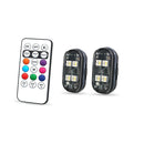 Axyaa Wireless LED Strobe Lights: Rechargeable Car Decor Anti-Collision Warning Light