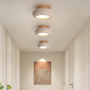 Axyaa Retro Balcony LED Ceiling Chandelier Stones Home Lighting Fixture