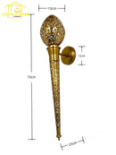 Axyaa Exotic Gold Lustre Torch Wall Lamp for Hotel Villa Hallway