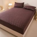 Axyaa Waterproof Quilted Mattress Protector - Non-slip Fitted Sheet Pad - 140/160/180/200