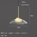 Axyaa Gray Glass Pendant Light, Dimmable, Ideal for Restaurant, Bar, Bedroom, Dining Room