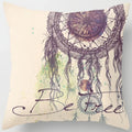 Axyaa Floral Landscape Square Pillowcase