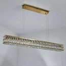 Axyaa Luxury Crystal LED Pendant Lights - Modern Steel Suspend Lamp Fixtures