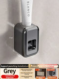 Axyaa 3-in-1 Bathroom Organizer: Toothbrush, Toothpaste, Electric Brush Holder Shelf Rack
