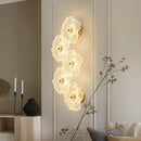Axyaa Modern Flower Glass Wall Lamp for Luxury Living Room and Bedroom Decor
