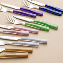 Axyaa Stainless Steel Cutlery Set with Anti-slip Handle - 12pcs, Mirror Finish