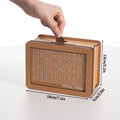 Axyaa Wooden Piggy Bank with Money Goals Counter for Kids and Adults