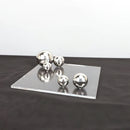 Axya Clear Acrylic Tray Metal Ball Decor Storage Nordic Vase Jewelry Display