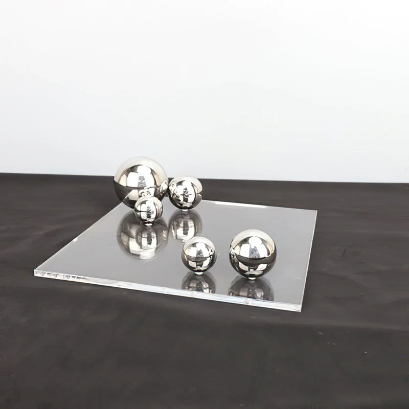 Axya Clear Acrylic Tray Metal Ball Decor Storage Nordic Vase Jewelry Display