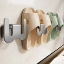 Axyaa Slipper Hook Rack Wall Mounted Bathroom Storage Shoe Drying Rack