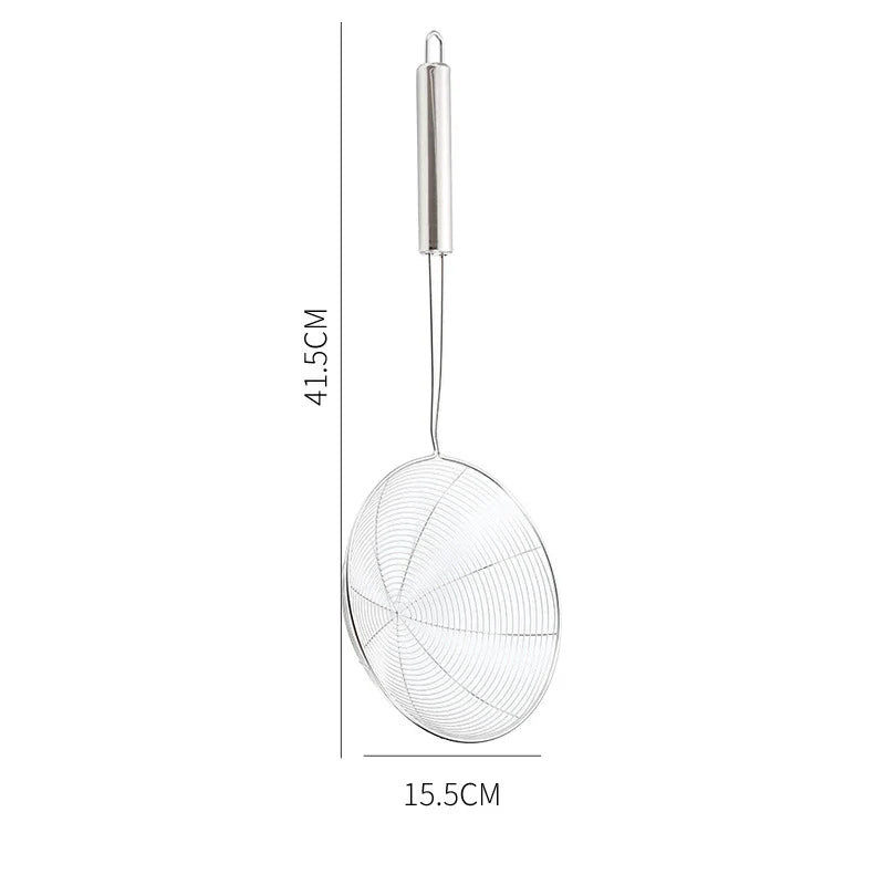 Axyaa Stainless Steel Food Skimmer Colander for Hot Pot and Dumplings