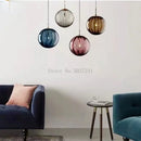 Axyaa Nordic Glass Ball Lustre Pendant Lights - Modern Kitchen Hanging Light