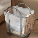Axyaa Nylon Mesh Laundry Basket: Large Capacity, Portable, Foldable, Wall Mounted Organizer