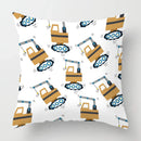 Axyaa White Plush Cushion Cover for Sofa Bedroom Living Room Decor