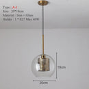 Axyaa Glass Chandelier Pendant Light for Kitchen Coffee Bar Dining