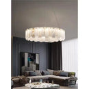 Modern Marble Ceiling Chandelier for Living Room and Dining Area by Axyaa