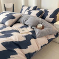 Axyaa Home Cotton Queen Bedding Set with Sheets Comforter Cover Pillowcase