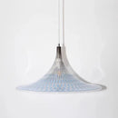 Mid-Century Blue Acrylic Pendant Light by Axyaa - Adjustable Sputnik Lamp