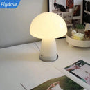 Axyaa LED Mushroom Night Light Trichromatic Dimming Eye Protection Atmosphere Decor