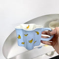 Axyaa Plum Blossom Ceramic Cup, 320ml