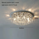 Axyaa Crystal LED Ceiling Lamp for Bedroom Living Room Art Deco Lighting Fixtures