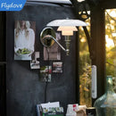 Axyaa Glass Wall Lamp E27 Light for Bedroom, Bathroom, Living Room - Decor Lighting Fixtures
