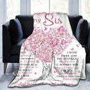 Axyaa Cozy Patchwork Faux Fur Printed Blanket Shawl - Soft Sofa Throw Blanket