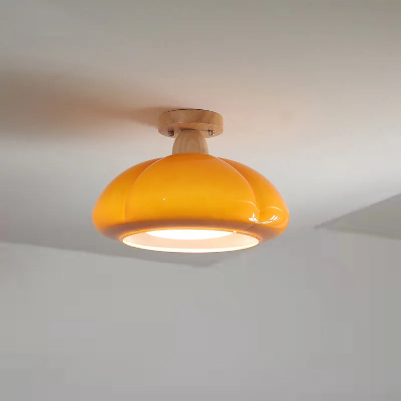 Axyaa Japanese LED Ceiling Lamp Glass Kitchen Lighting Fixtures