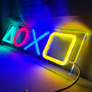 Axyaa Neon XoXo LED Light Sign for PS4 Game Room Bar Décor