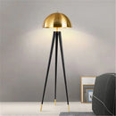 Axyaa Gold Tripod LED Floor Lamp for Modern Nordic Home Decor