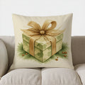 Axyaa Camo Gift Box Pillow Cover for Festive Decor in Sofa, Bedroom, Car