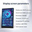 Axyaa Mini 3.5" IPS Type-C Secondary Screen for Computer CPU GPU Monitor Display