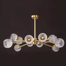 Axyaa Crystal Chandelier Pendant Light for Living Room and Bedroom