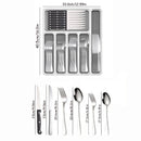Axyaa 48-Piece Stainless Steel Tableware Set with Storage Box