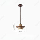 Axyaa LED Cream Wind Chandelier for Home and Living Spaces